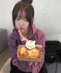 anyonemore（エニワンモア）の「フード付きギンガムチェックハーフZIPアノラック（マウンテンパーカー）」