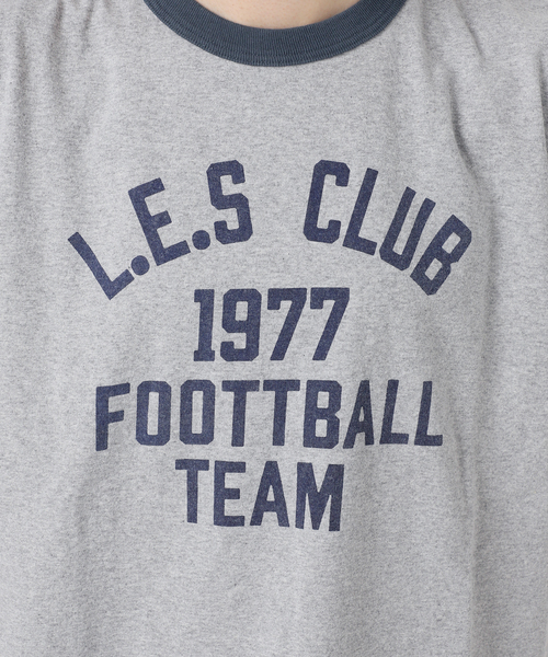 journal standard L'essage（ジャーナルスタンダードレサージュ）の「(L.E.S)リンガーTシャツ（Tシャツ/カットソー・レディース・ベージュ/チャコールグレー・FREE）」の15枚目の写真