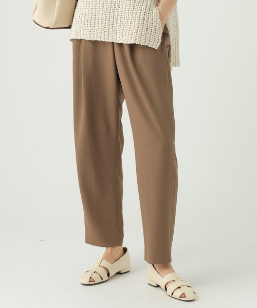 Elura（エルーラ）の「サラサラリラクシーテーパードパンツ＜低身長サイズあり＞/656778（その他パンツ・レディース・ブラック/ダークブラウン/オフホワイト/ミント/モカ・FREE(S)/LARGE/MEDIUM）」の4枚目の写真