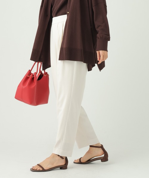 Elura（エルーラ）の「サラサラリラクシーテーパードパンツ＜低身長サイズあり＞/656778（その他パンツ・レディース・ブラック/ダークブラウン/オフホワイト/ミント/モカ・FREE(S)/LARGE/MEDIUM）」の8枚目の写真