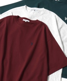 U.S. POLO ASSN./ユーエスポロアッスン 別注 ビッグシルエット ワンポイント刺繍 半袖Tシャツ レディース メンズ