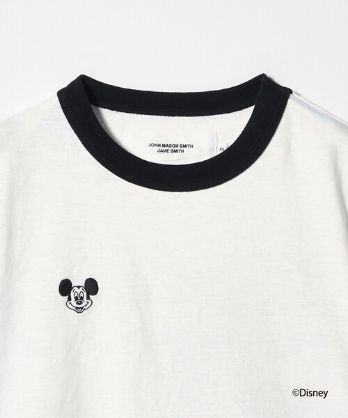 JANESMITH（ジェーンスミス）の「＜JANE SMITH×Disney＞リンガーTシャツ（Tシャツ/カットソー・レディース・ブラック・XS）」の3枚目の写真