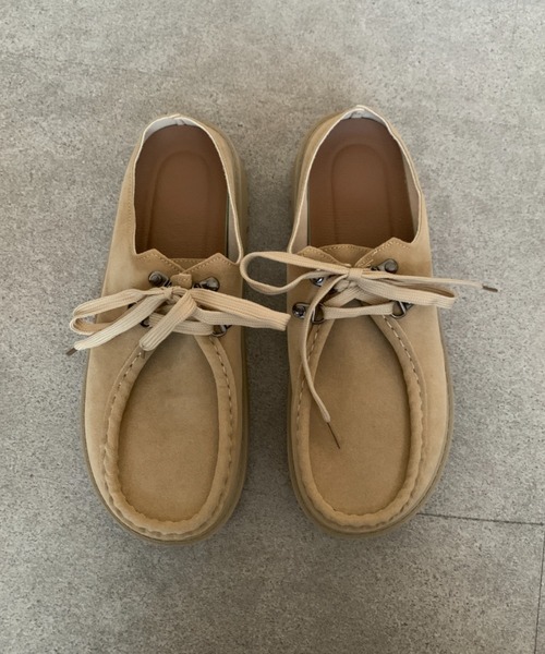 link lot(リンクロット)の「厚底モカシンシューズ風サンダル(サンダル・メンズ・ベージュ/ブラック・S/L/M)」の11枚目の写真