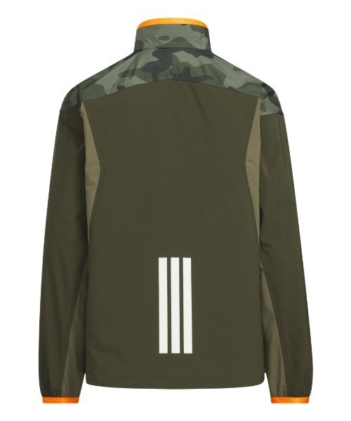 adidas(アディダス)の「アディダス adidas エッセンシャルズ カモ パック レギュラーフィット ライト ウーブン トラックトップ(ジャージ・キッズ・ブラック×グレー/ブルー・120cm/130cm/140cm/150cm/160cm)」の13枚目の写真