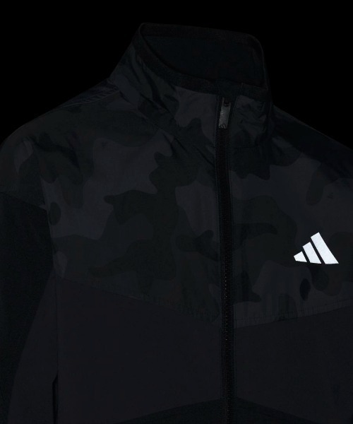 adidas(アディダス)の「アディダス adidas エッセンシャルズ カモ パック レギュラーフィット ライト ウーブン トラックトップ(ジャージ・キッズ・ブラック×グレー/ブルー・120cm/130cm/140cm/150cm/160cm)」の8枚目の写真