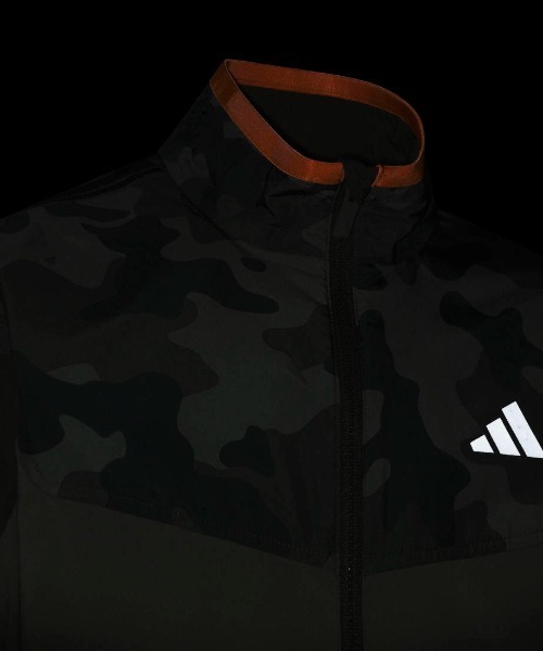 adidas(アディダス)の「アディダス adidas エッセンシャルズ カモ パック レギュラーフィット ライト ウーブン トラックトップ(ジャージ・キッズ・ブラック×グレー/ブルー・120cm/130cm/140cm/150cm/160cm)」の6枚目の写真