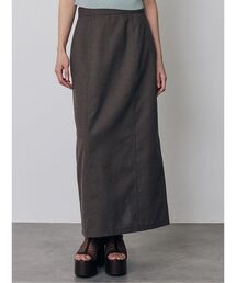 【セットアップ対応】メッシュナロースカート　夏服