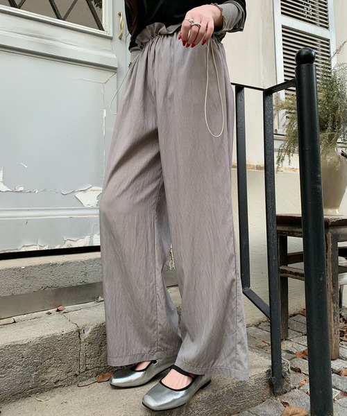 by LEGNA(バイレグナ)の「涼感ウエストドロストパンツ(その他パンツ・レディース・ブラック/キャメル/クリーム/チャコール・M-Regular/L-Regular/M-Short/L-Short)」の21枚目の写真