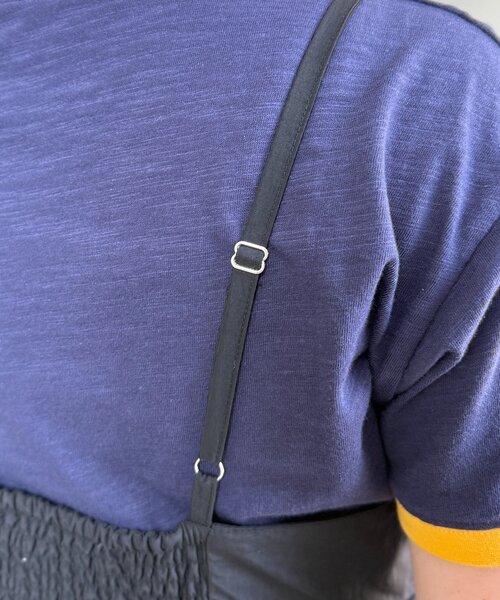 U.S. POLO ASSN.（ユーエスポロアッスン）の「【U.S. POLO ASSN】ナイロンティアードキャミワンピース（ワンピース・レディース・アイボリー/ブラック/ネイビー・FREE）」の16枚目の写真