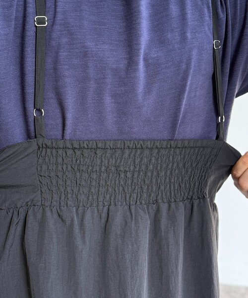 U.S. POLO ASSN.（ユーエスポロアッスン）の「【U.S. POLO ASSN】ナイロンティアードキャミワンピース（ワンピース・レディース・アイボリー/ブラック/ネイビー・FREE）」の17枚目の写真