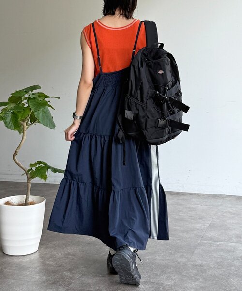 U.S. POLO ASSN.（ユーエスポロアッスン）の「【U.S. POLO ASSN】ナイロンティアードキャミワンピース（ワンピース・レディース・アイボリー/ブラック/ネイビー・FREE）」の20枚目の写真