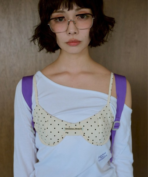 common gull products.（コモンガルプロダクツ）の「ちょうちょ日和なブラと（ベスト・レディース・ホワイト系/ブルー系/レッド系・フリー）」の6枚目の写真