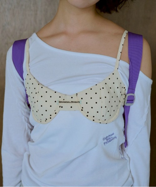 common gull products.（コモンガルプロダクツ）の「ちょうちょ日和なブラと（ベスト・レディース・ホワイト系/ブルー系/レッド系・フリー）」の7枚目の写真