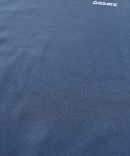 Carhartt(カーハート)の「【USED】Carhartt ロゴ クルーネックスウェット(スウェット・メンズ・ネイビー・LARGE)」の5枚目の写真