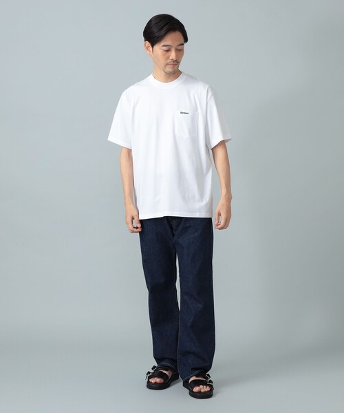 Barbour(バブアー)の「【別注】Barbour / 刺繍 ロゴ ポケットTシャツ(Tシャツ/カットソー・メンズ・ホワイト/ロイヤルブルー・36/40/38/42)」の16枚目の写真