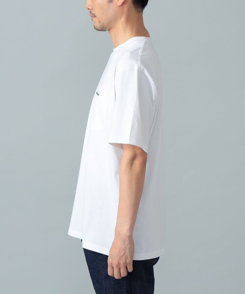 Barbour(バブアー)の「【別注】Barbour / 刺繍 ロゴ ポケットTシャツ(Tシャツ/カットソー・メンズ・ホワイト/ロイヤルブルー・36/40/38/42)」の5枚目の写真