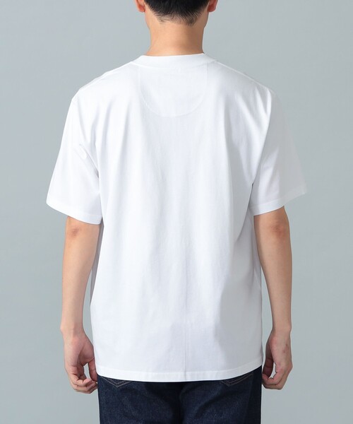 Barbour(バブアー)の「【別注】Barbour / 刺繍 ロゴ ポケットTシャツ(Tシャツ/カットソー・メンズ・ホワイト/ロイヤルブルー・36/40/38/42)」の6枚目の写真