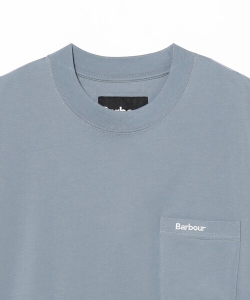 Barbour(バブアー)の「【別注】Barbour / 刺繍 ロゴ ポケットTシャツ(Tシャツ/カットソー・メンズ・ホワイト/ロイヤルブルー・36/40/38/42)」の8枚目の写真