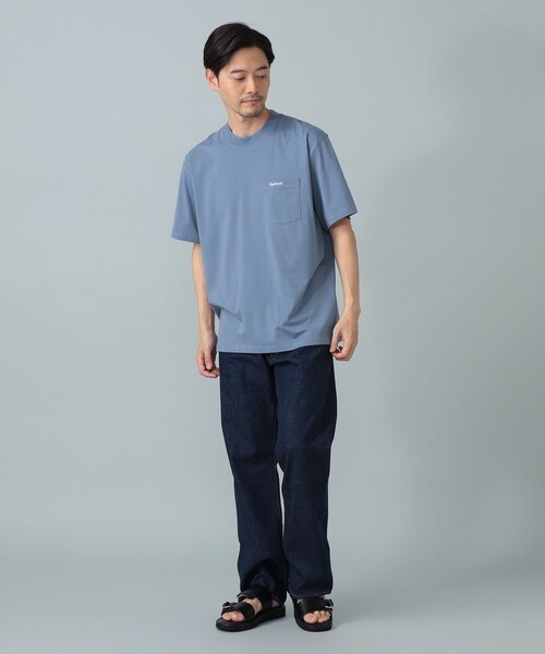 Barbour(バブアー)の「【別注】Barbour / 刺繍 ロゴ ポケットTシャツ(Tシャツ/カットソー・メンズ・ホワイト/ロイヤルブルー・36/40/38/42)」の20枚目の写真