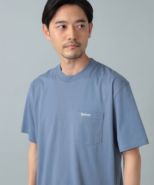 Barbour(バブアー)の「【別注】Barbour / 刺繍 ロゴ ポケットTシャツ(Tシャツ/カットソー・メンズ・ホワイト/ロイヤルブルー・36/40/38/42)」の21枚目の写真