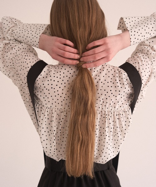 MIELI INVARIANT(ミエリインヴァリアント)の「Belt Flare Form Skirt(ジャンパースカート・レディース・ブラック・FREE)」の11枚目の写真