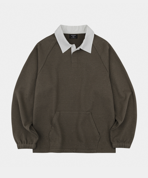 LETTERCOMO(レテルコモ)の「フリーオーバーラグビーマンツーマンココブラウン(スウェット・レディース・その他・MEDIUM/LARGE)」の9枚目の写真