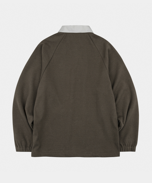 LETTERCOMO(レテルコモ)の「フリーオーバーラグビーマンツーマンココブラウン(スウェット・レディース・その他・MEDIUM/LARGE)」の8枚目の写真