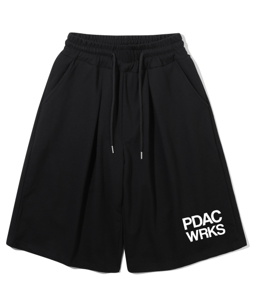 PEID(ペイド)の「PD PDAC ピンタック バミューダパンツ ブラック(その他パンツ・レディース・ブラック・2/3/1)」の2枚目の写真