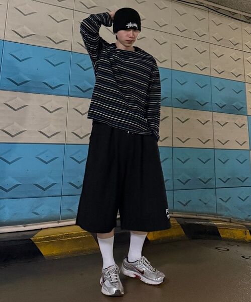 PEID(ペイド)の「PD PDAC ピンタック バミューダパンツ ブラック(その他パンツ・レディース・ブラック・2/3/1)」の9枚目の写真