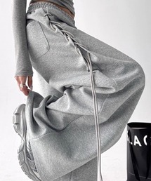 center i（センターアイ）の「サイドレースアップワイドスウェットパンツ（スウェットパンツ）」