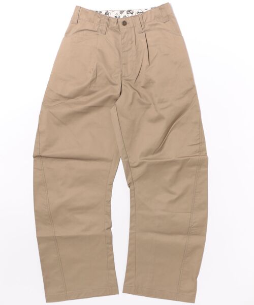 BEN DAVIS(ベンデイビス)の「【BEN DAVIS/ベンデイビス】 カーブシルエット ワイドトラウザー バギーパンツ(チノパンツ・メンズ・ベージュ/ブラック・LARGE/MEDIUM/X-LARGE)」の1枚目の写真