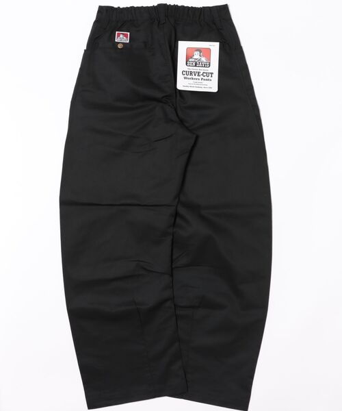 BEN DAVIS(ベンデイビス)の「【BEN DAVIS/ベンデイビス】 カーブシルエット ワイドトラウザー バギーパンツ(チノパンツ・メンズ・ベージュ/ブラック・LARGE/MEDIUM/X-LARGE)」の3枚目の写真