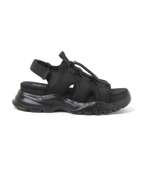 LAKOLE(ラコレ)の「コード厚底スポーツサンダル / 637943(サンダル・メンズ・ホワイト×ブラック/ブラック・MEDIUM/LARGE)」の7枚目の写真