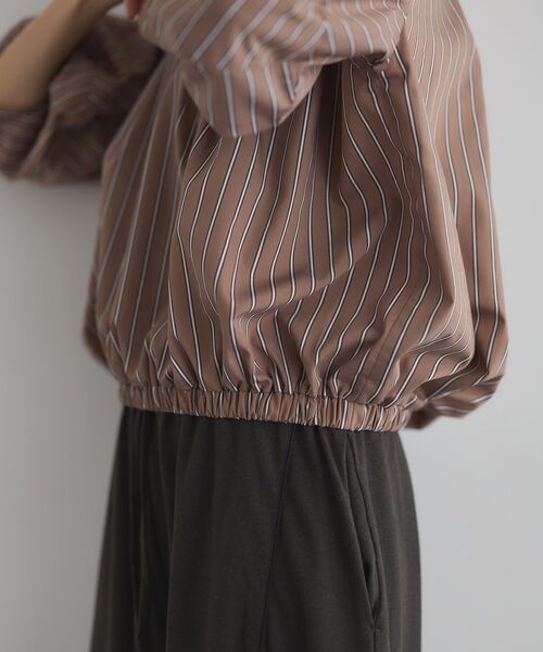 GARAGE OF GOOD CLOTHING(ガレージオブグッドクロージング)の「ストライプタックプルオーバーA(シャツ/ブラウス・レディース・ブラウン系その他4・FREE)」の7枚目の写真