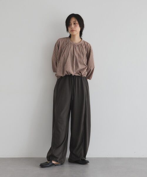 GARAGE OF GOOD CLOTHING(ガレージオブグッドクロージング)の「ストライプタックプルオーバーA(シャツ/ブラウス・レディース・ブラウン系その他4・FREE)」の9枚目の写真