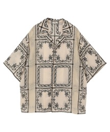 CLANE（クラネ）の「【CLANE/クラネ】EMBROIDERY LACE BOX SHIRTS/エンブロイダリーボックスシャツ（シャツ/ブラウス）」