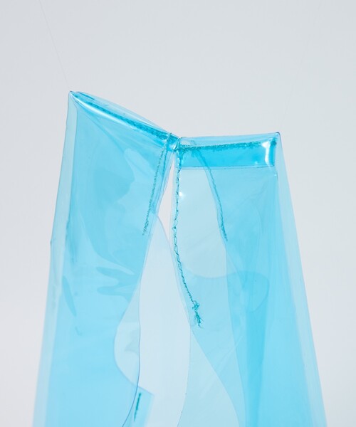 FRUIT OF THE LOOM(フルーツオブザルーム)の「【FRUIT OF THE LOOM/フルーツオブザルーム】CLEAR SHOPPING BAG / クリアショッピングバッグ/ユニセックス(トートバッグ・メンズ・エメラルド/サックスブルー/イエロー/ホワイト・フリー)」の18枚目の写真