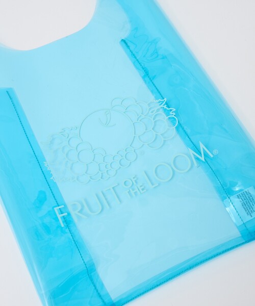 FRUIT OF THE LOOM(フルーツオブザルーム)の「【FRUIT OF THE LOOM/フルーツオブザルーム】CLEAR SHOPPING BAG / クリアショッピングバッグ/ユニセックス(トートバッグ・メンズ・エメラルド/サックスブルー/イエロー/ホワイト・フリー)」の19枚目の写真