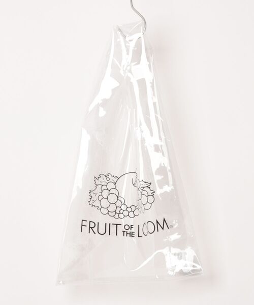 FRUIT OF THE LOOM(フルーツオブザルーム)の「【FRUIT OF THE LOOM/フルーツオブザルーム】CLEAR SHOPPING BAG / クリアショッピングバッグ/ユニセックス(トートバッグ・メンズ・エメラルド/サックスブルー/イエロー/ホワイト・フリー)」の11枚目の写真