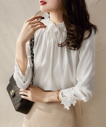 Forcement（フォースメント）の「今っぽい抜け感きれいめスカラップブラウス（シャツ/ブラウス）」