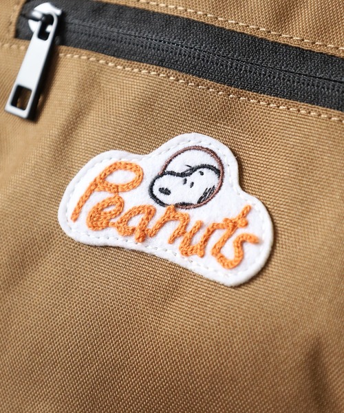 PEANUTS(ピーナッツ)の「SNOOPY スヌーピー ショルダーバッグ RE-PET(ショルダーバッグ・レディース・カーキ/アイボリー/ブラック・FREE)」の13枚目の写真