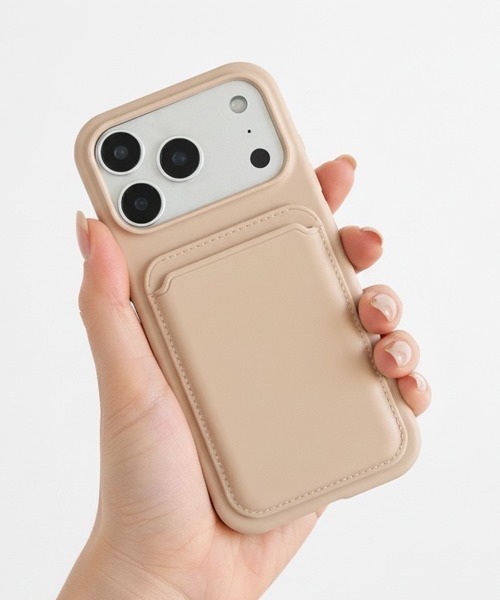 Fun & Daily(ファンアンドデイリー)の「Magsafe対応 Silicon Color iPhone 16 17 Pro ProMax Case / アイフォンケース&カバー(スマホケース/カバー・レディース・ベージュ/グレー/グリーン/イエロー/ネイビー/ブラック・iPhone 17 Pro Max/iPhone 17 Pro/iPhone 17/iPhone 16/iPhone 16 Pro Max/iPhone 16 Pro)」の1枚目の写真