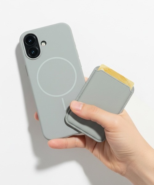 Fun & Daily(ファンアンドデイリー)の「Magsafe対応 Silicon Color iPhone 16 17 Pro ProMax Case / アイフォンケース&カバー(スマホケース/カバー・レディース・ベージュ/グレー/グリーン/イエロー/ネイビー/ブラック・iPhone 17 Pro Max/iPhone 17 Pro/iPhone 17/iPhone 16/iPhone 16 Pro Max/iPhone 16 Pro)」の3枚目の写真