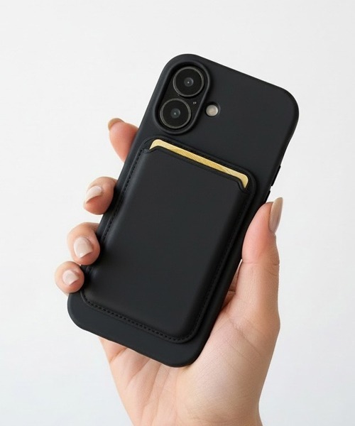 Fun & Daily(ファンアンドデイリー)の「Magsafe対応 Silicon Color iPhone 16 17 Pro ProMax Case / アイフォンケース&カバー(スマホケース/カバー・レディース・ベージュ/グレー/グリーン/イエロー/ネイビー/ブラック・iPhone 17 Pro Max/iPhone 17 Pro/iPhone 17/iPhone 16/iPhone 16 Pro Max/iPhone 16 Pro)」の2枚目の写真