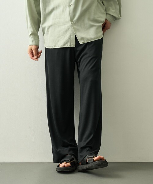 WRAPINKNOT(ラッピンノット)の「【WRAPINKNOT/ラッピンノット】Wide Pants(その他パンツ・メンズ・ブラック・2/3)」の2枚目の写真