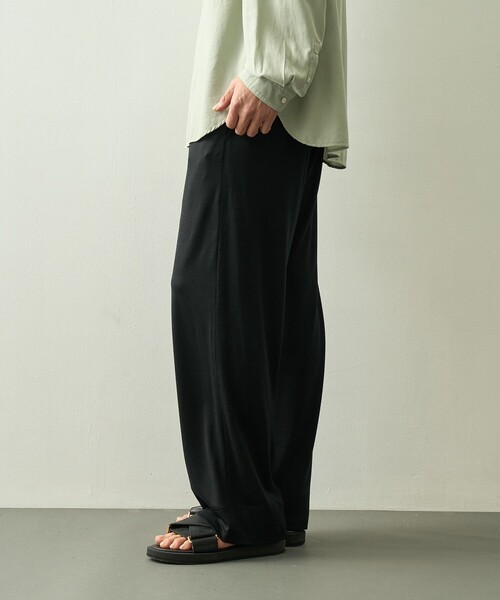 WRAPINKNOT(ラッピンノット)の「【WRAPINKNOT/ラッピンノット】Wide Pants(その他パンツ・メンズ・ブラック・2/3)」の3枚目の写真