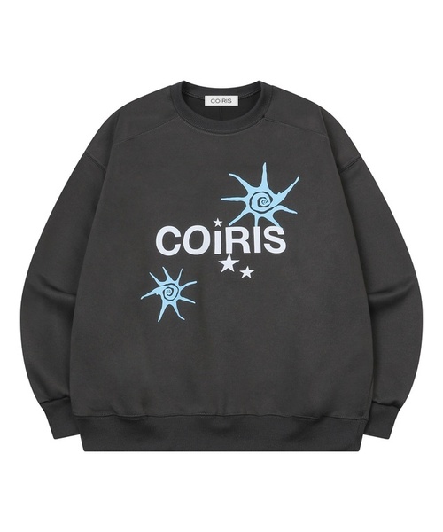 COIRIS_（コイリス）の「アスト スウェット 男女共用 (3カラー)（スウェット・レディース・ブラック/チャコールグレー/グレー・FREE）」の2枚目の写真