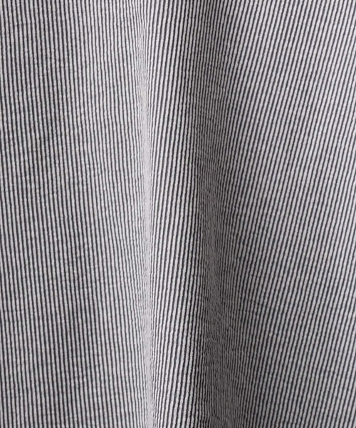 MICHEL KLEIN（ミッシェル・クラン）の「[新色追加/接触冷感]サッカードルマンスリーブカットソー（Tシャツ/カットソー・レディース・ダークインディゴブルー/ブラック/ライトグレー/ホワイト/ブラウン/ネイビー・38）」の11枚目の写真