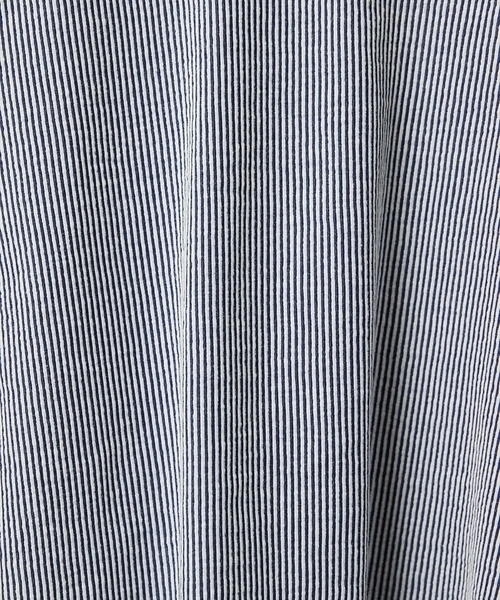 MICHEL KLEIN（ミッシェル・クラン）の「[新色追加/接触冷感]サッカードルマンスリーブカットソー（Tシャツ/カットソー・レディース・ダークインディゴブルー/ブラック/ライトグレー/ホワイト/ブラウン/ネイビー・38）」の15枚目の写真