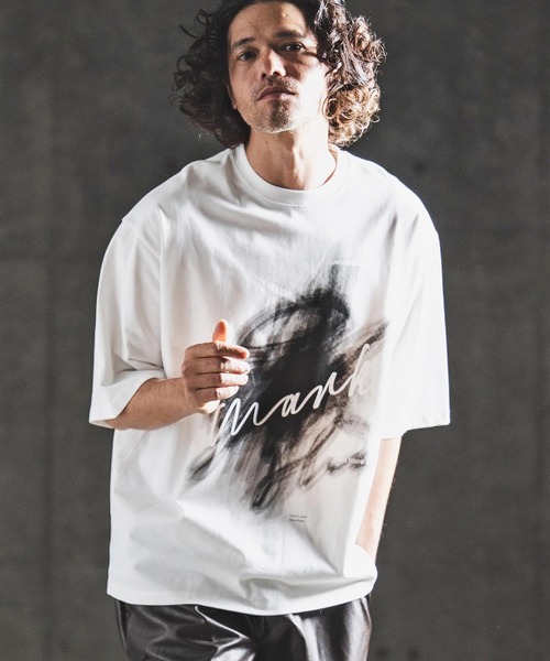 mt10460- Graphic Art Print T-shirt プリントTシャツ(202-058-gls-cg